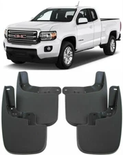Genuine Front & Rear Molded Splash Guards Mud Flaps FOR 2015-2022 GMC Canyon
