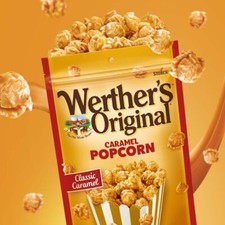 Werther's Original Caramel Popcorn Classic Caramel Flavour, 140 g (Pack of 1)