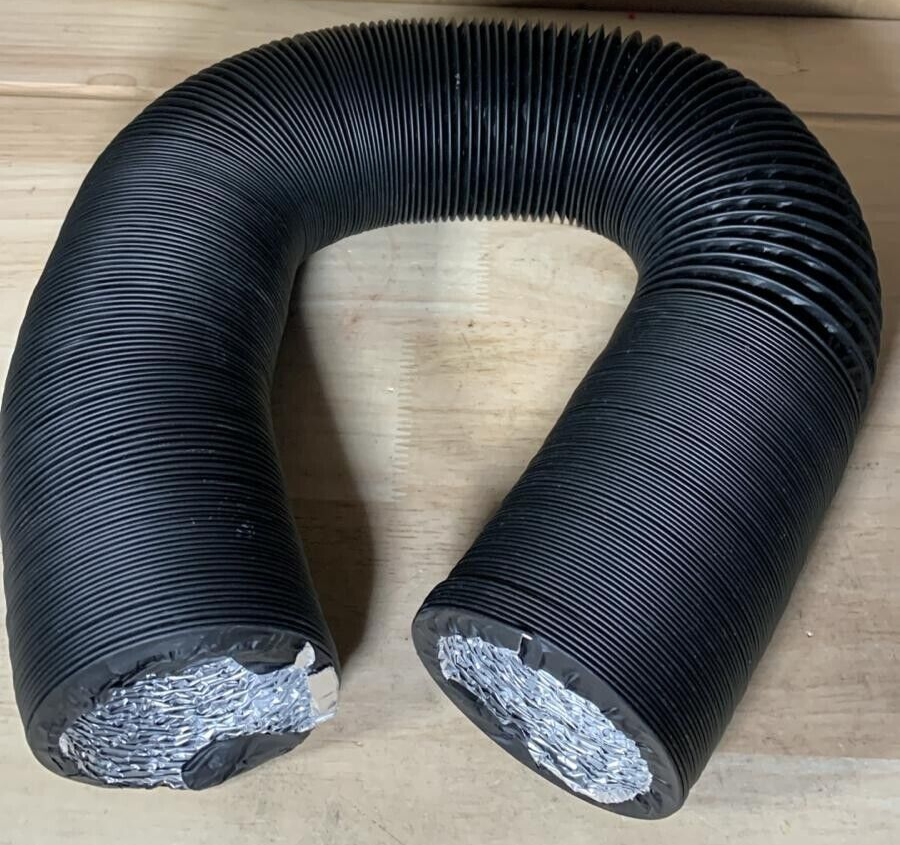 38inch Flexible Dryer Vent Pipe Aluminum Foil Ducting PVC Duct Fan