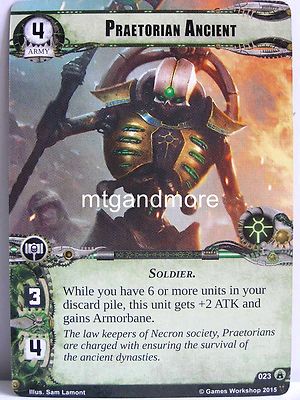 Warhammer 40000 Conquest LCG - Praetorian Ancient  #023 - Legions of Death