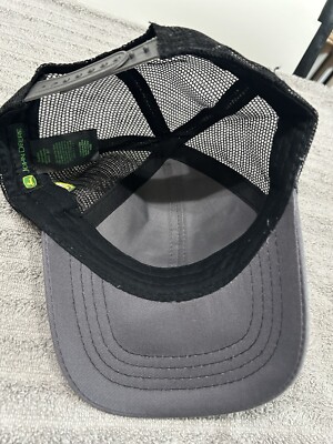 HTF John Deere Hutson Embroidered Mesh Snapback Trucker