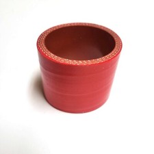 Reinforced Silicone Straight Hose 2.00 Id 2 Inch Length Red