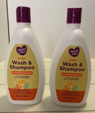 2 Bottles Parents Choice No Tear Baby Wash and Shampoo 13.6 Oz Each