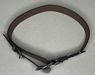 Polo Ralph Lauren Women Belt Brown Leather Double Ring  display picture 1