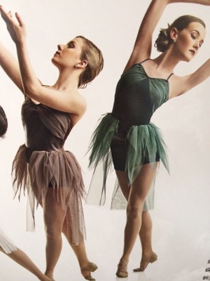 two piece dance costume
