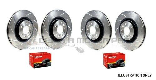 Astra / Zafira VXR 2.0T 05- Front Brake Discs Pads MTEC Black