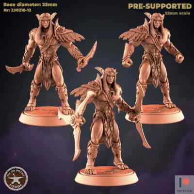 Elf Sentinel Miniatur 28-32mm Fantasy Guard D&D RPG