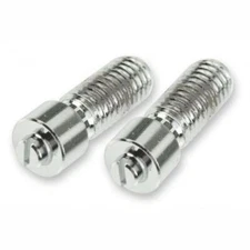 Kluson Brass Harmonica Tune-O-Matic Bridge Post Set Chrome