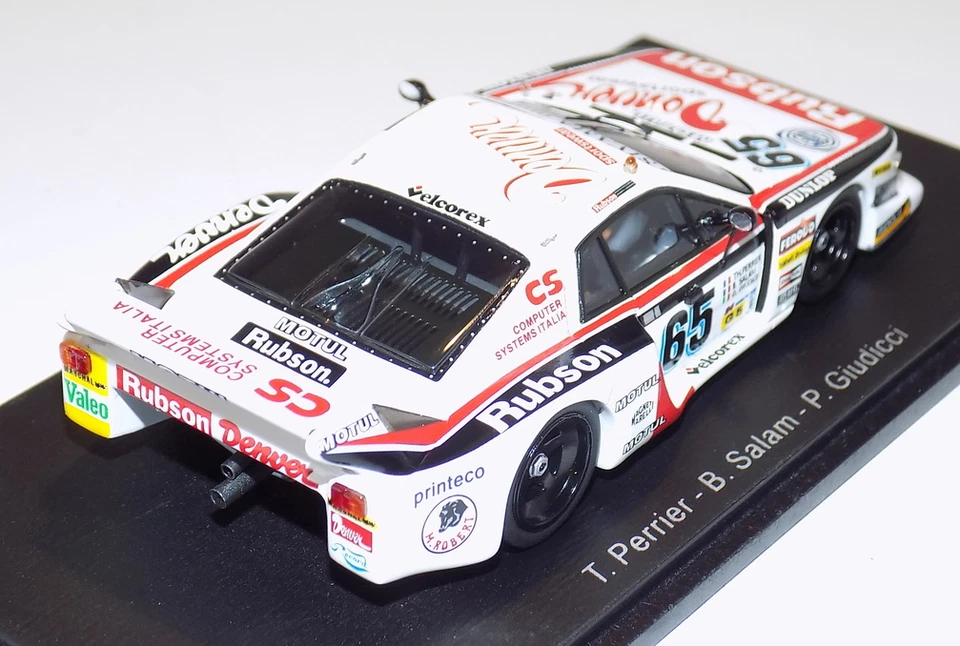 Coche Spark Lancia Beta Monte Carlo #65 24 Horas de LeMans 1982 Perrier S1387 1/43 Foto 2 de 3