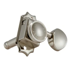 Genuine Grover Vintage Locking SD90 3x3 Nickel, Metal Buttons 533N