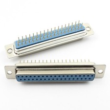1Pcs D-SUB 37 Pin Female Round Pin Straight Through Hole DIP PCB Connector DB37