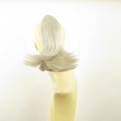 Cola de caballo postizo mujer corto 28 cm blanco 9/60 - Imagen 3 de 7