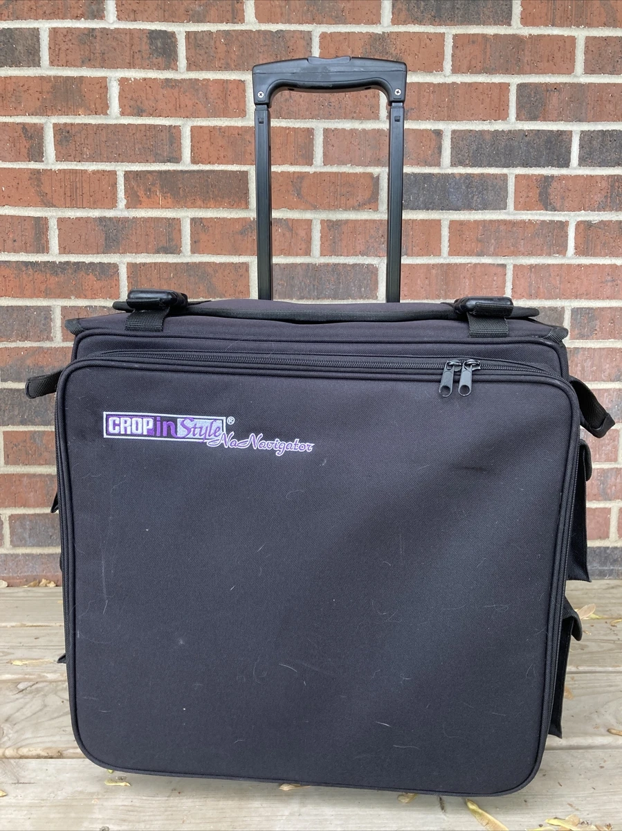 Crop in style 2025 navigator rolling tote black