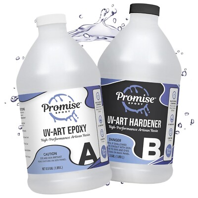 Promise Epoxy - 1 Gallon UV Art Resin with Superior UV Resistant