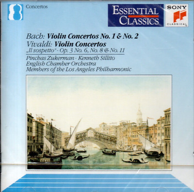 NEU: Bach/Vivaldi VIOLINKONZERTE Sillito Zukerman (CR5075)