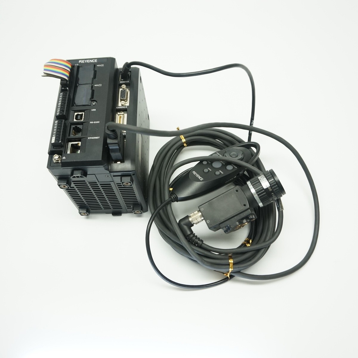Keyence XG-7501 Controller + XG-200M Camera, Console, 5 Meter