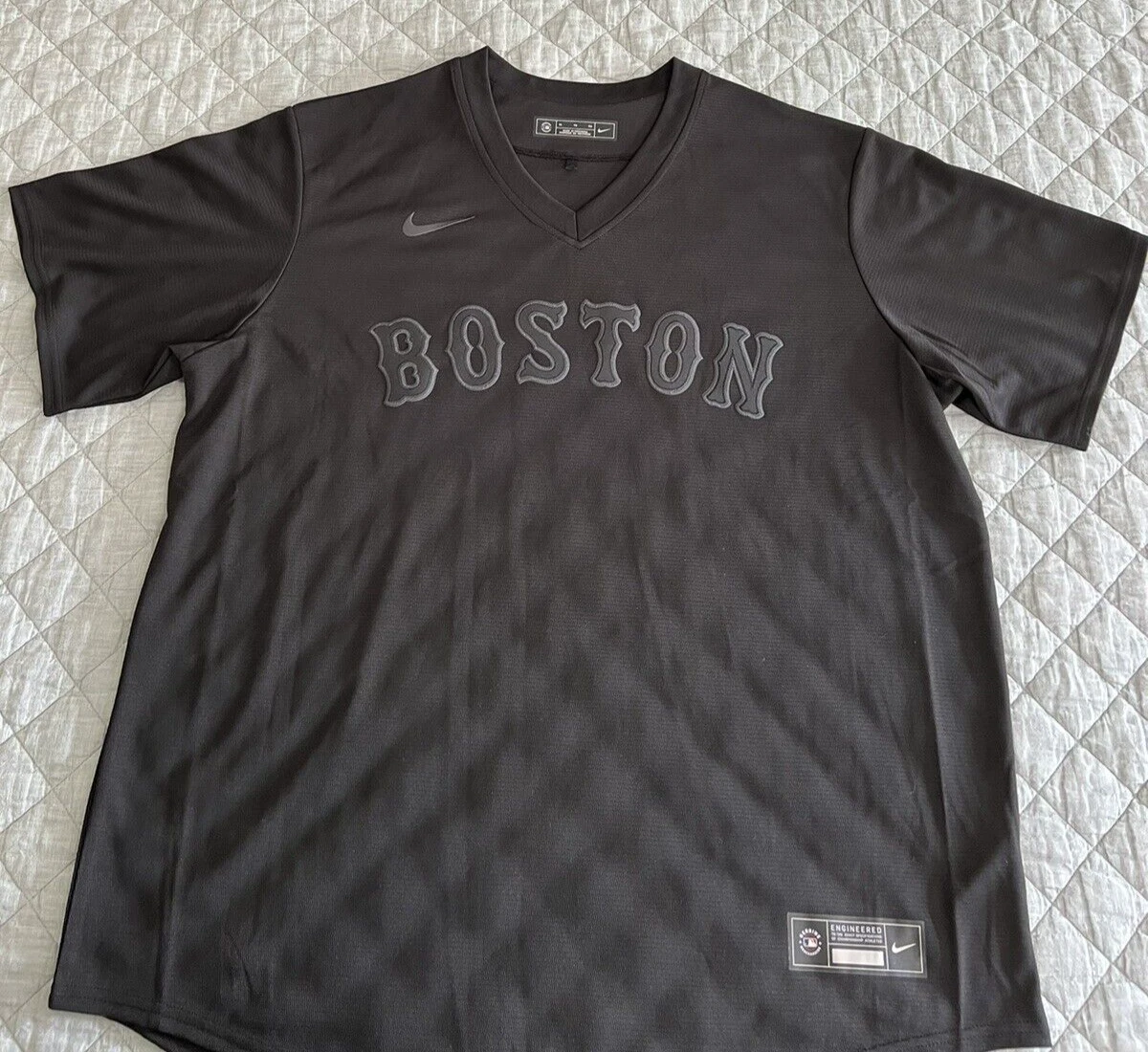 Nike Boston Red Sox Men's Size XXL Baseball MLB Pullover Black Jersey NWOT  T770