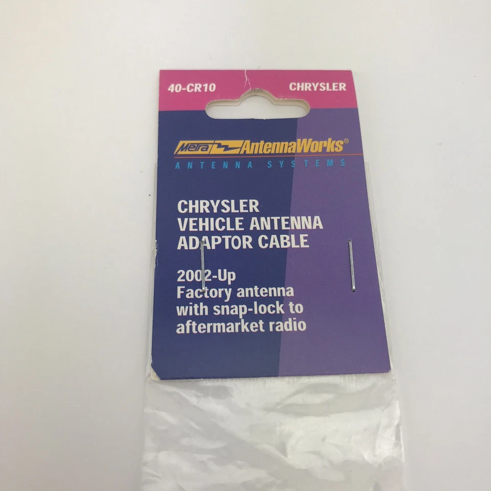 Кабель адаптера антенны Metra 40-CR10 подходит для Chrysler/Dodge/Ford/GM/Jeep 2002-up годов выпуска - Изображение 2 из 4