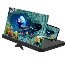12 inch 2025 Newest Version Screen Magnifier 3D HD Video Mobile Phone Amplifier