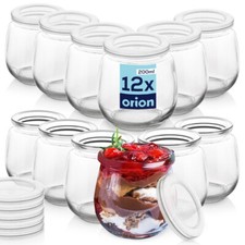 Joghurtglas Dessertglas Glasbehälter Einmach...