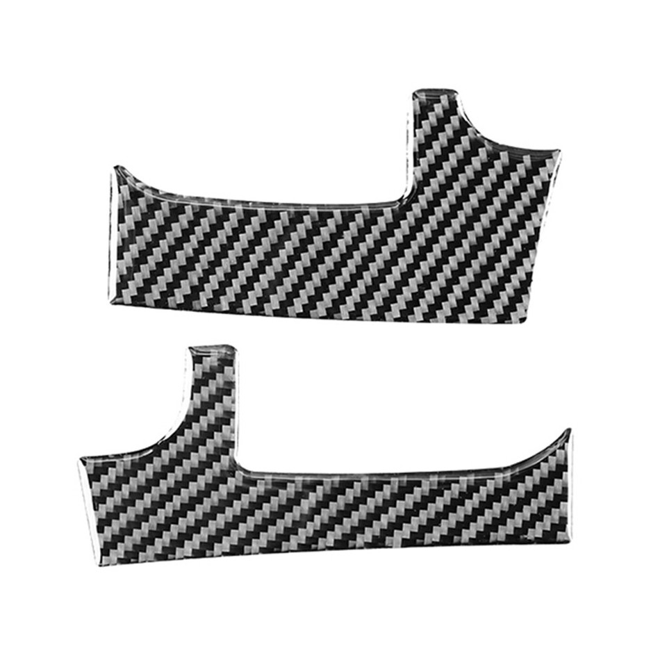 RHD Carbon Fiber Dashboard Air Outlet Cover Trim For Toyota Tundra 2014