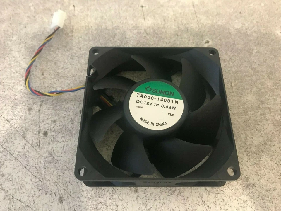 Sunon DC 12V 4 Pin Fan 80 x 25 EF80251S1-Q020-S99 Quick Ship - Image 2 of 3