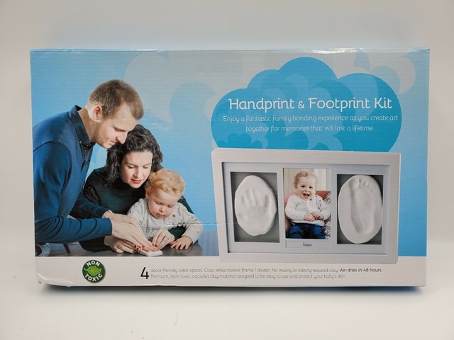 clay handprint & footprint keepsake