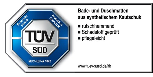 Schöne Duscheinlage Duschmatte Sicherheitseinlage RIDDER PLATTFUSS in 13 Farben - Afbeelding 3 van 42