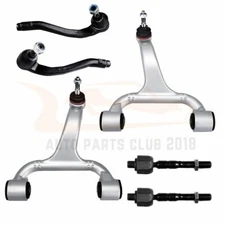 6x Front Upper Control Arms Inner Outer Tie Rods Kit For Benz ML320 ML350 ML430