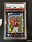 2024 Panini Donruss Optic - Rated Rookie Jayden Daniels #248 Purple Shock (RC)