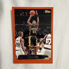 Topps 1999-00 Reggie Miller Indiana Pacers #160 NBA Basketball Trading Card