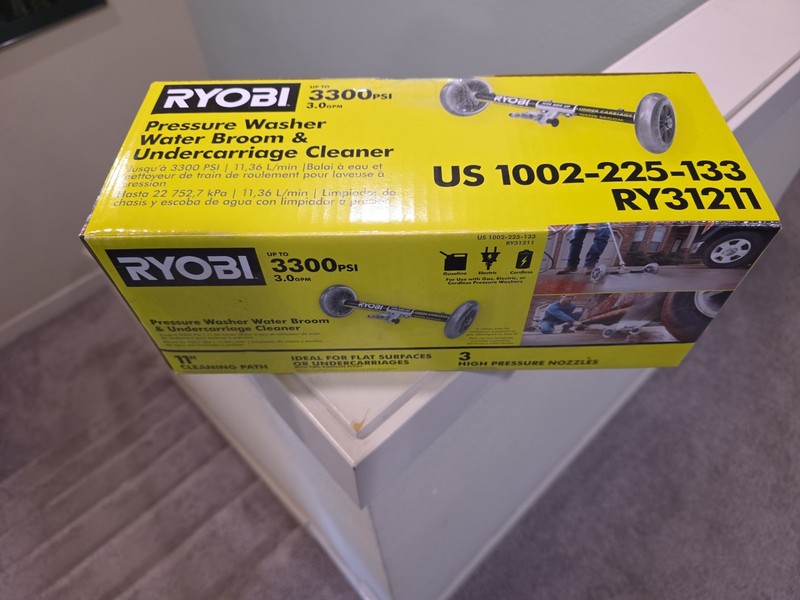Ryobi Pressure Washer Water Broom - RY31211