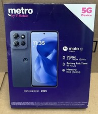 BRAND NEW SEALED Motorola Moto G Power 2025 Gray 128GB Metro FAST SHIPPING