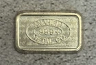 1 oz USVI Vintage 1981 Anaheim Metals Chunky Style Bar A158S .999 Silver