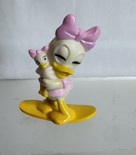 Vintage 1991 Disney Kellogg&rsquo;s Daisy Duck Pink Bow Plastic Figure