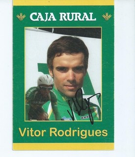 cyclisme TDF CP Autographe" VITOR RODRIGUES " team CAJA RURAL