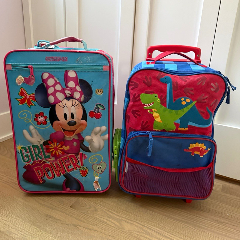 Kids Rolling Luggage 2pc Set 18" American Tourister and Stephen Joseph’s
