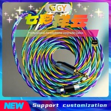 GY HiFi-306 Headphone Upgrade Cable - Colorful Auspiciou/with 2.5mm/3.5mm/4.4mm