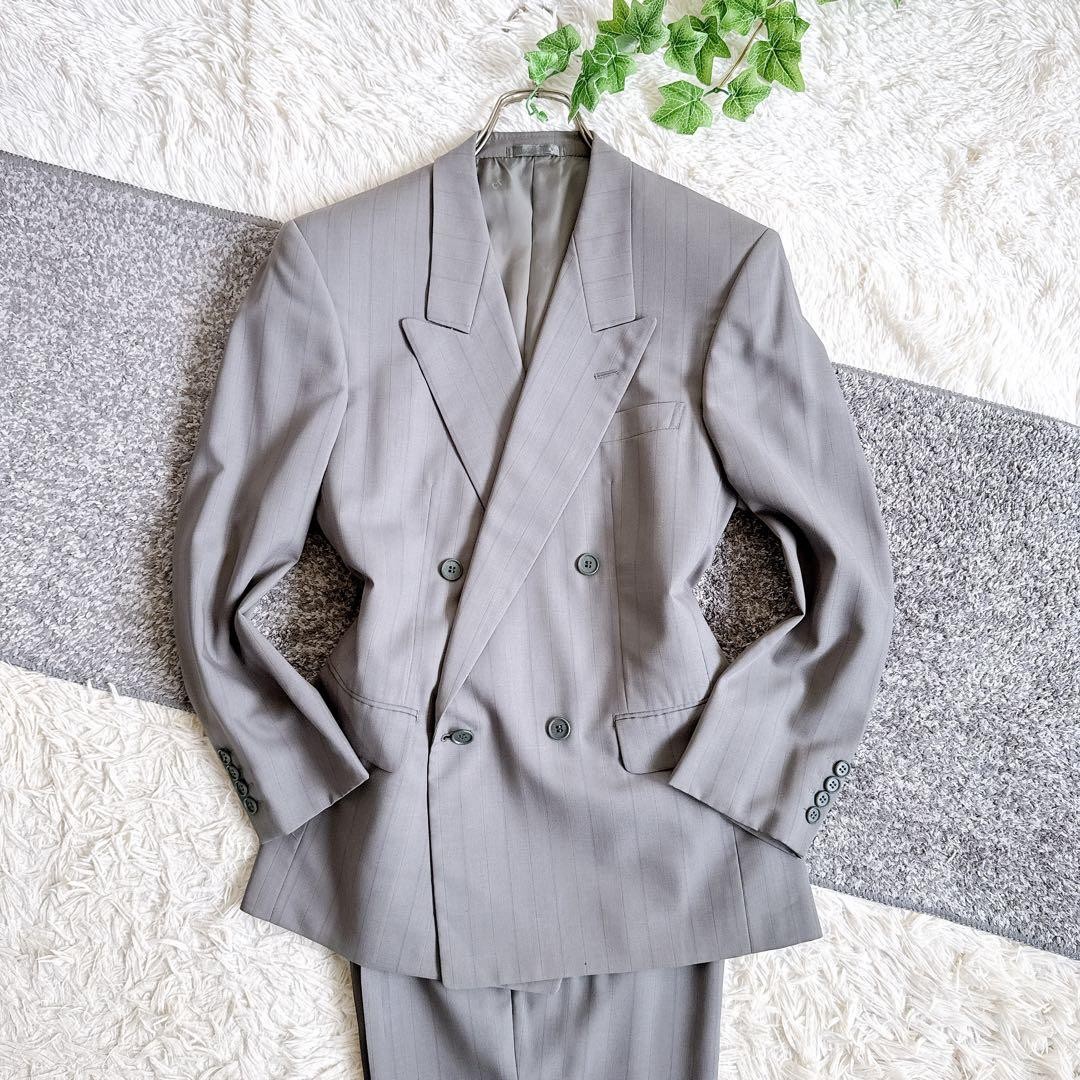 Old Dior Setup Suit Striped Pattern Double Button… - image 1