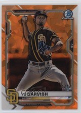 2021 Bowman Chrome Sapphire Edition Orange Refractor 75/75 Yu Darvish #16 13iq