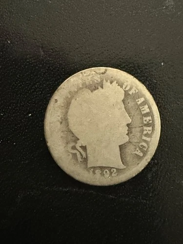 1892 S Barber Liberty Head Dime AG