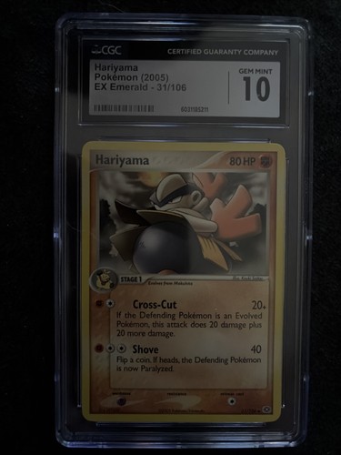 Hariyama graded CGC 10 for sale on eBay
