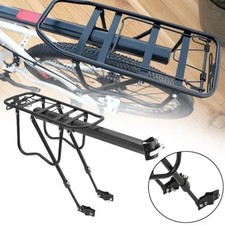 50kg Max Alloy Rear Bicycle Pannier Rack Carrier Bag Luggage Cycle Mountain Bike