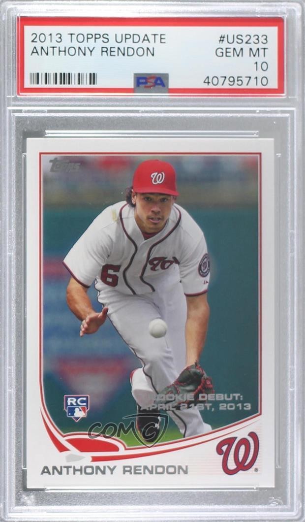 2013 Topps Update Rookie Debut Anthony Rendon #US233 PSA 10 GEM MT dd2