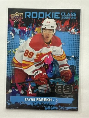 2025-26 Upper Deck Rookie Class ZAYNE PAREKH RC-5 Rookie Card
