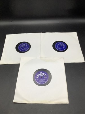 Lot of 3 National Records Baby Baby All The Time, Sweet & Lovely, Moon Nocturn