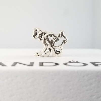 New Pandora Disney GOOFY Openwork Silver Charm s 925 ALE