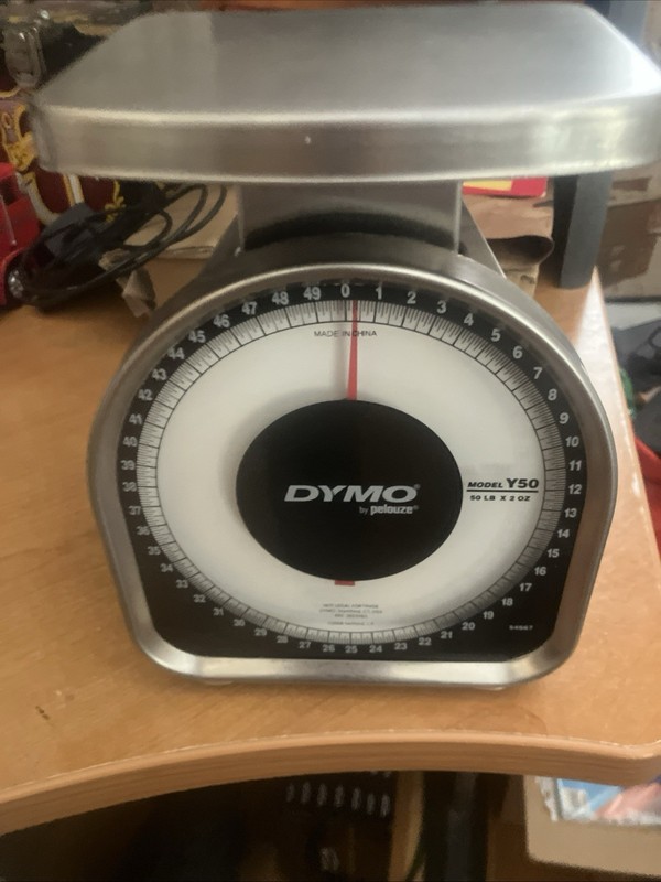 DYMO By Pelouze Heavy Duty Mechanical Scale 50 LB Capacity