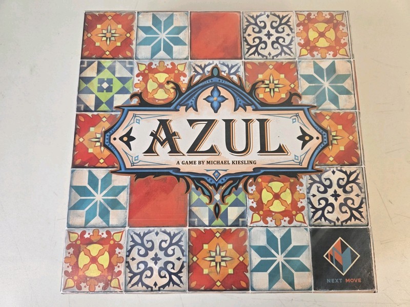 Azul Board Game  - Michael Kiesling - 2018 - Fully Complete - Good Condition