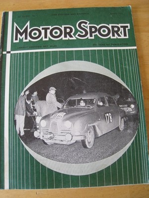 MOTOR SPORT JAN 1961 FERODO VISIT RACE RESULTS HUMBER SUPER SNIPE STANDARD VANGU